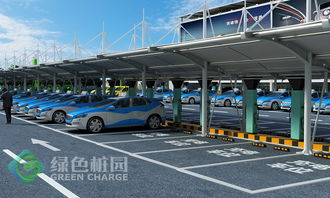 新能源商用车充电站场景图