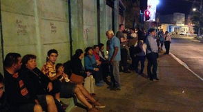 地震发生时居民紧急疏散场景