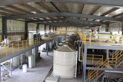 稀土加工工厂内部场景