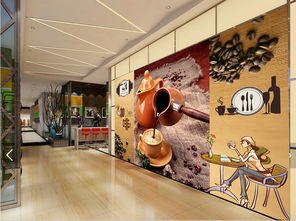 绿色精神咖啡屋环境图