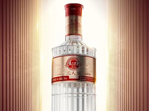 几款白酒并列摆放对比图