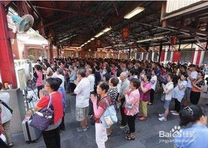 寺庙内信众捐款现场