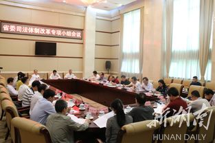 体制内会议现场