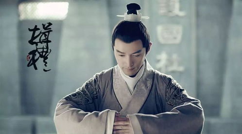 电视剧折腰中两位男主角对视的瞬间