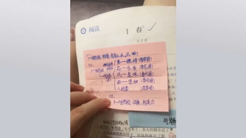 一张写满笔记的桌面