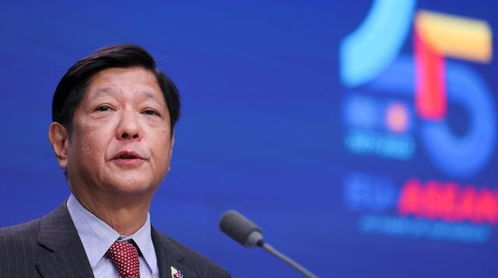 小马科斯在会议上发言