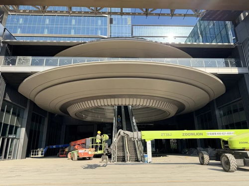 南京阿里中心施工现场图