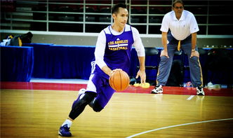 NBA球员在训练场上刻苦训练