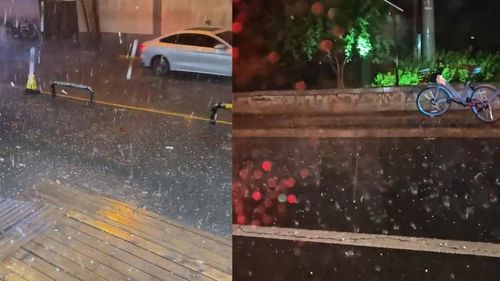 北京突降鸡蛋大冰雹，现场画面太震撼！