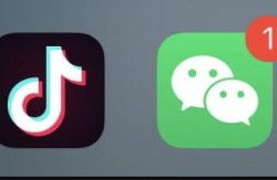 TikTok应用图标与美国地图叠加展示