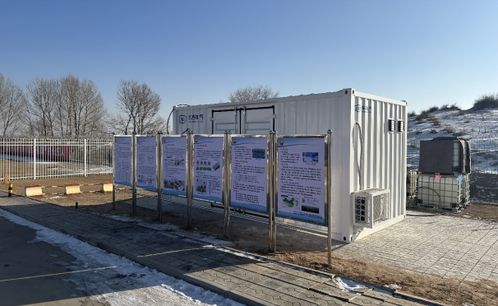 气田采出水电解制氢实验现场