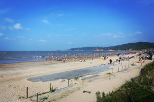 嵊泗基湖沙滩徒步大会现场