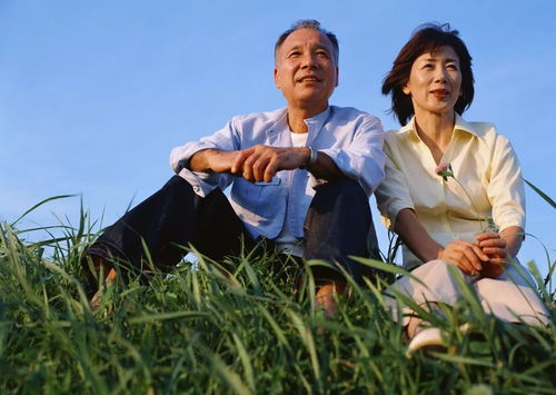 一对年迈的退休夫妻坐在家中翻阅账单