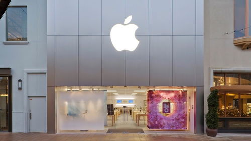 苹果AppleStore门店内景展示图