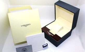 浪琴手表包装盒外包装特写