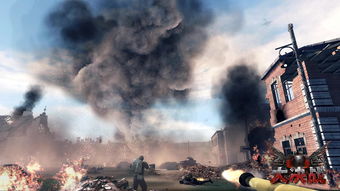 布列斯特要塞战斗场景油画