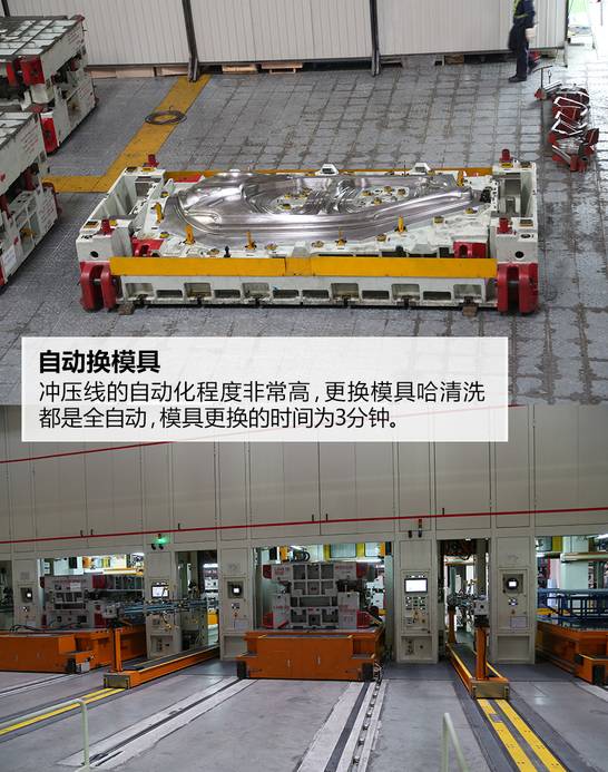 福特工厂生产线实景图