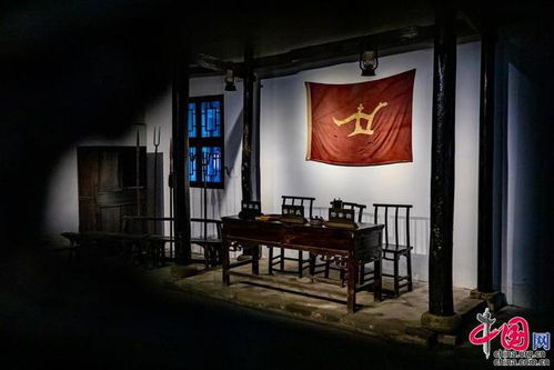 法院审判庭内景图