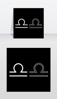 手绘风格的黄道十二宫图案插画