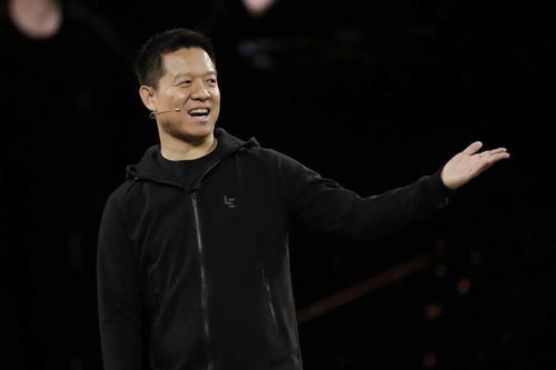 贾跃亭在FF活动现场讲话照片