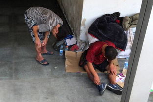 美国街头毒品泛滥场景示意