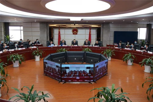 中国法院庄严的审判大厅