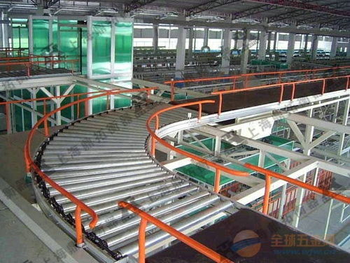 高科技产品的制造工厂流水线场景