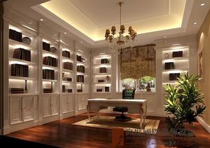 一栋现代风格的豪宅内景图
