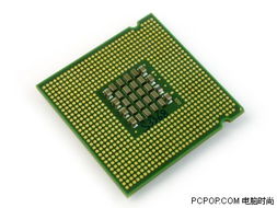 英特尔CPU芯片特写图