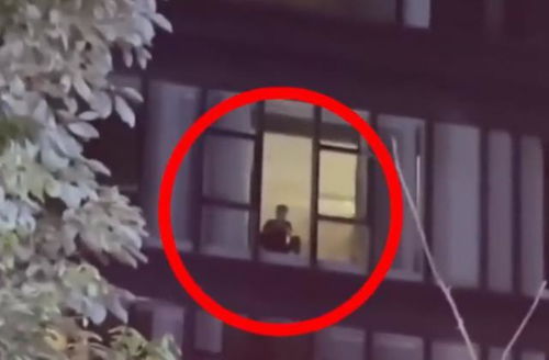 一个人坐在窗边望着外面的夜景