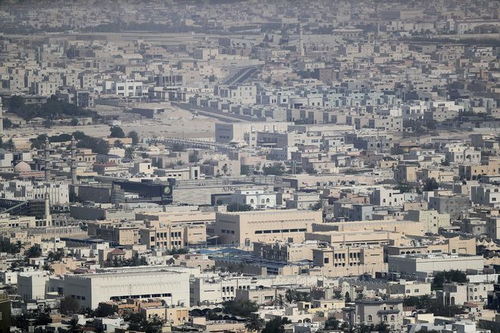 卡塔尔首都多哈的城市景观