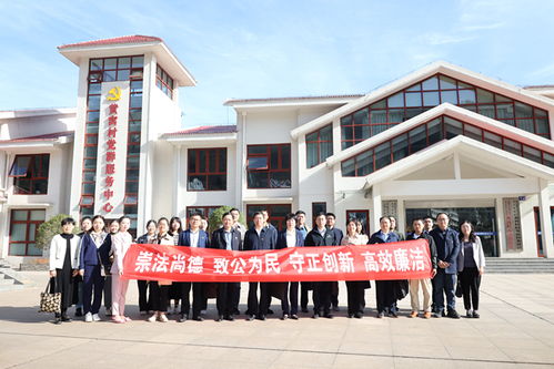 青年干部在乡村调研