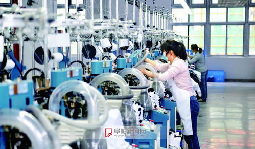 袜子生产车间忙碌场景