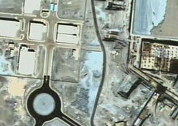 伊朗核设施外观卫星图像示意图