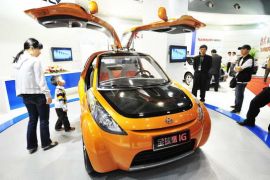 新能源汽车展会上的热门车型