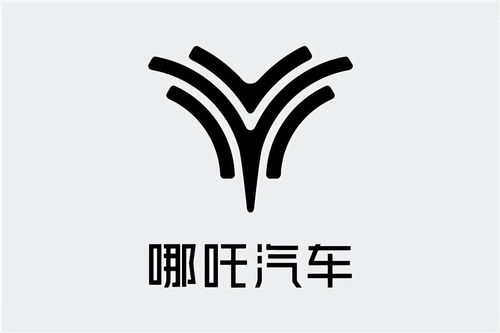 哪吒汽车LOGO与倒闭标语对比图