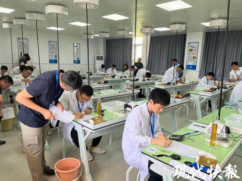 学生在实验室中进行科学实验探索未知