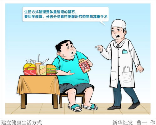 健康生活方式插画