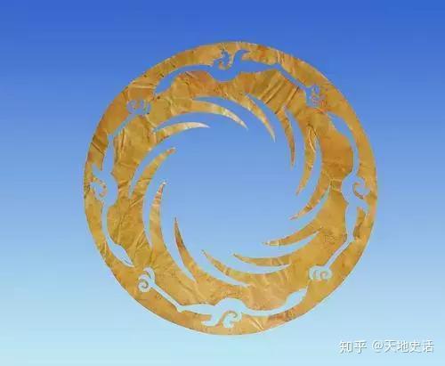 太阳神鸟金饰实物图