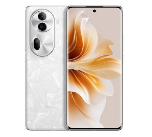 Reno14 Pro白色绿色黑色三色渲染图