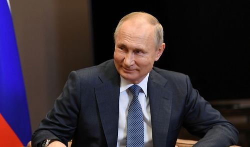 普京与泽连斯基握手模拟图