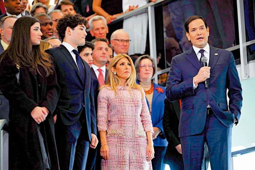 美国国务卿鲁比奥发表讲话