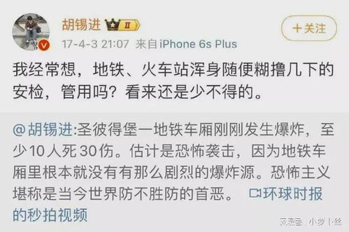 胡锡进微博截图评论区讨论