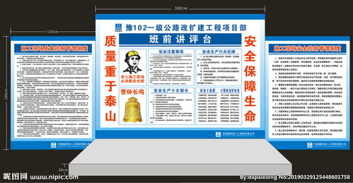 建筑工地安全警示图