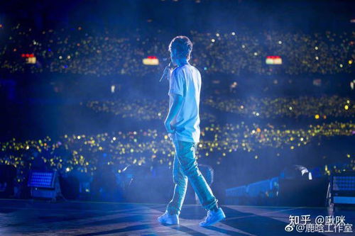 鹿晗演唱新歌现场