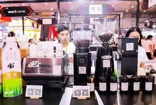 上海国际咖啡文化节现场热闹场景