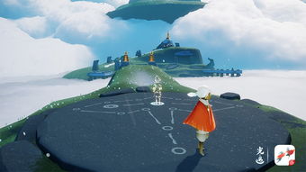 玩家在山间飞行场景