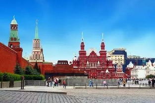 俄罗斯莫斯科市中心商业街