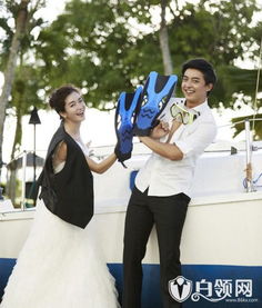 李晟与李佳航甜蜜合照