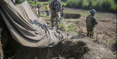 印巴边境和平标志雕塑